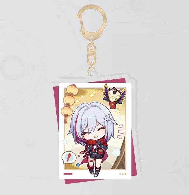 Honkai: Star Rail Happy New Year Series Acrylic Keychain- Topaz & Numby
