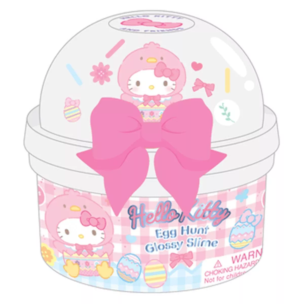 Kawaii Company Hello Kitty Egg Hunt Signature Dome Glossy Slime
