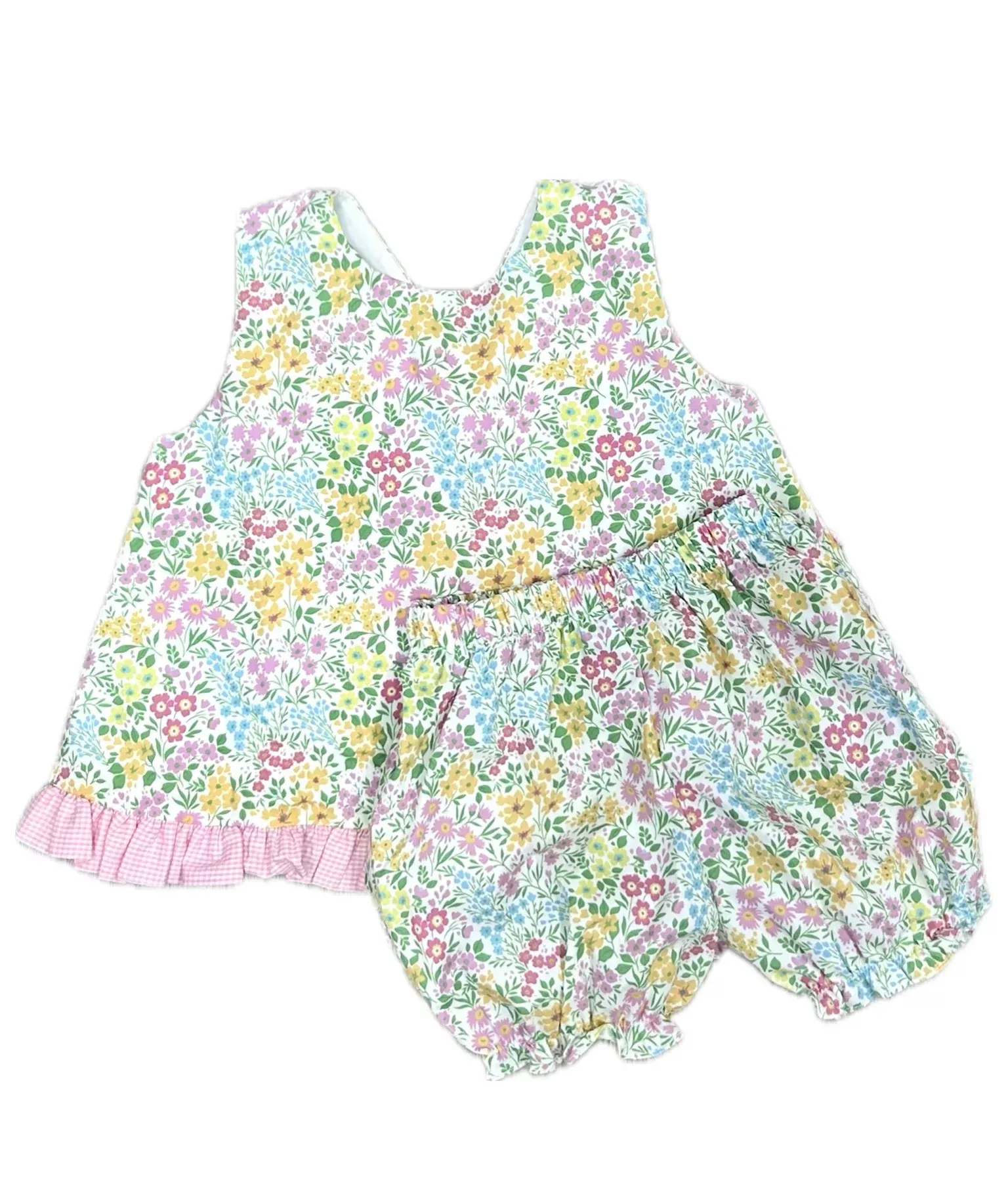 Lulu Bebe Abby Summer Floral Bloomer Set