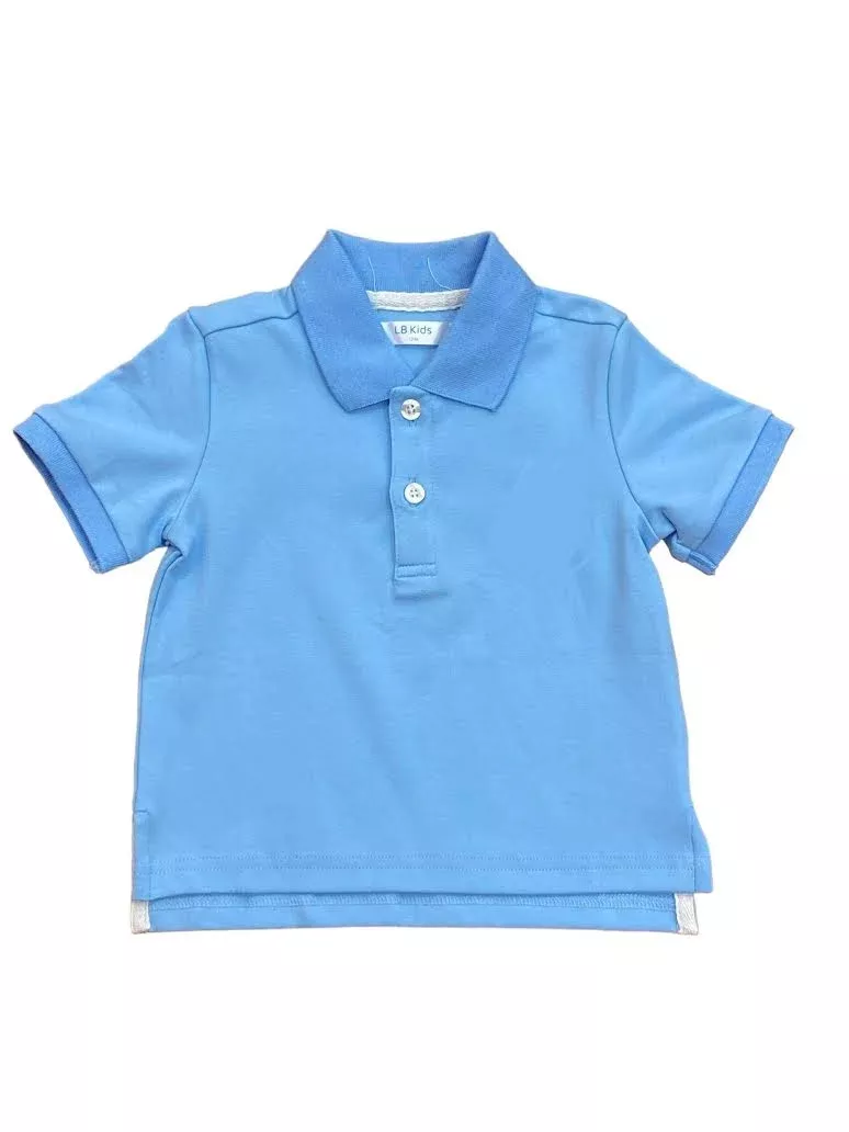 Lulu Bebe Kids Blake Polo - Blue