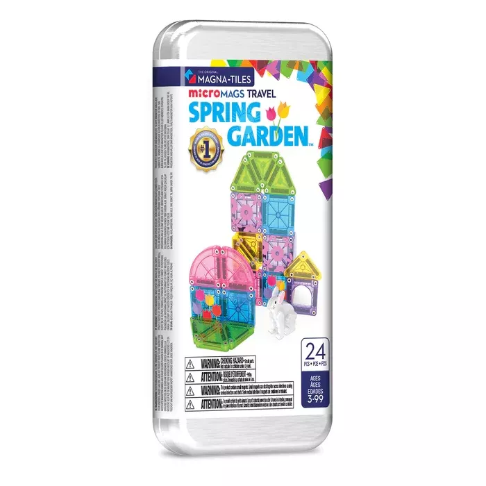 Magna-Tiles MicroMags Travel Spring Garden CDU