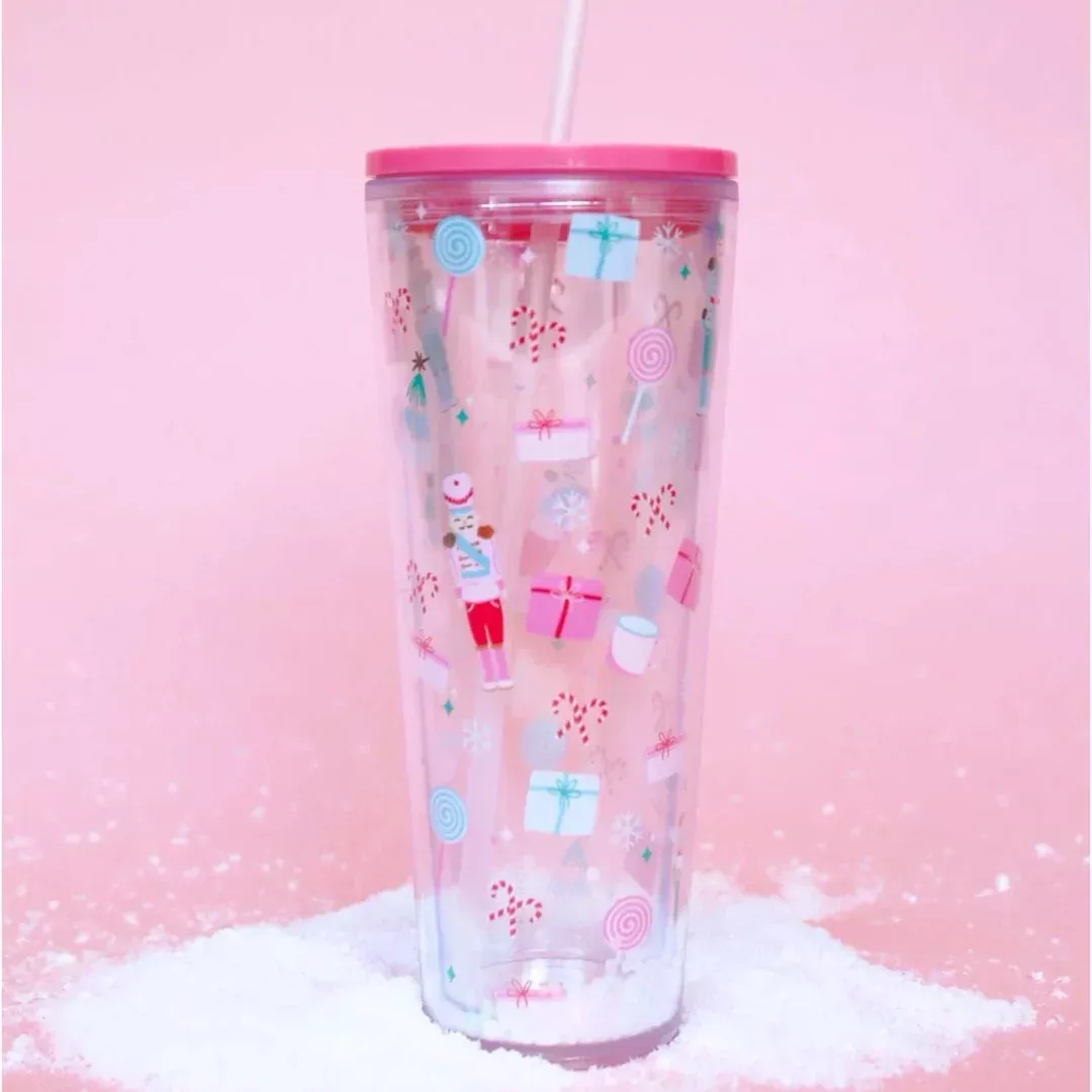 Mary Square Oh What Fun Tumbler - Pastel Nutcracker