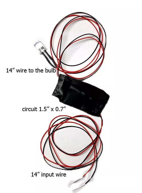 Miniature LED Lighthouse Light for Models 3mm / Warm White EVDLH30