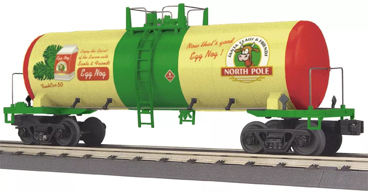 MTH Railking 30-73443 Christmas Santa Claus and Friends Egg Nog O SCALE Used Excellent