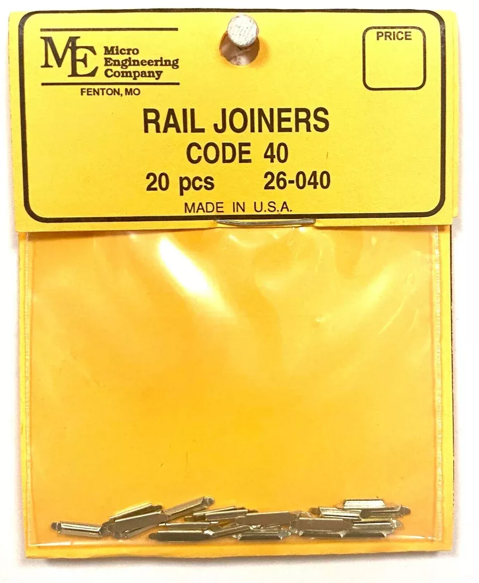 N Scale Code 40Rail Joiners (20 Pack)