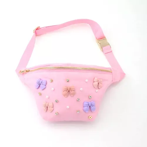 Poppyland Adjustable Fanny Pack/ Belt Bag - Bows Pack
