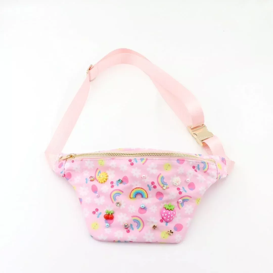Poppyland Adjustable Fanny Pack/ Belt Bag - Sweet Summertime Poppy Pack
