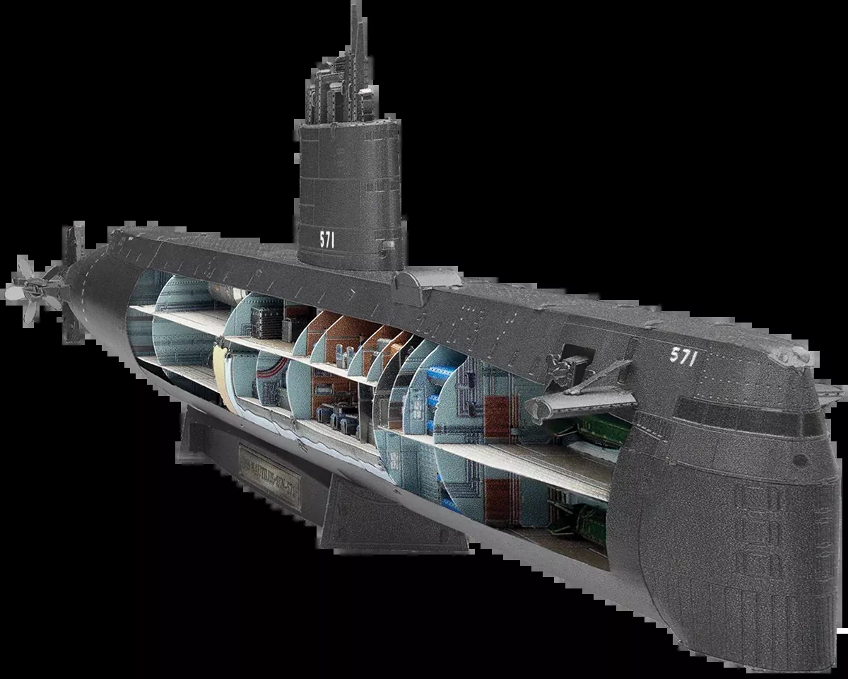 Premium Series USS Nautilus Metal Earth Model Kit