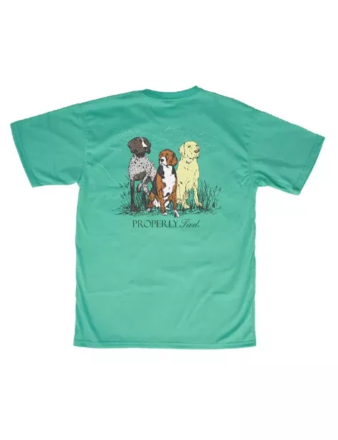 Properly Tied Triple Dog S/S Tee - Soft Green