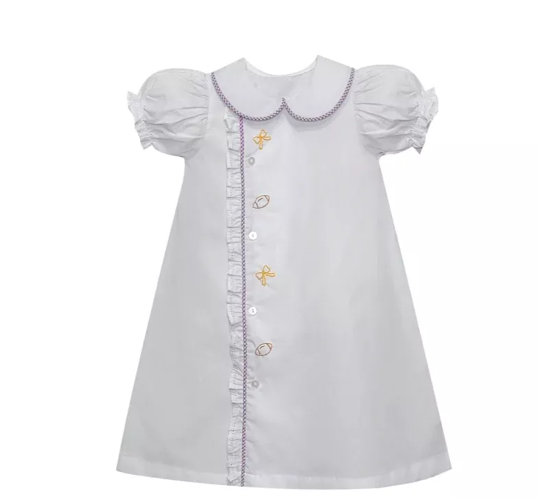 Remember Nguyen Girls Tiger Purple/Gold Daygown