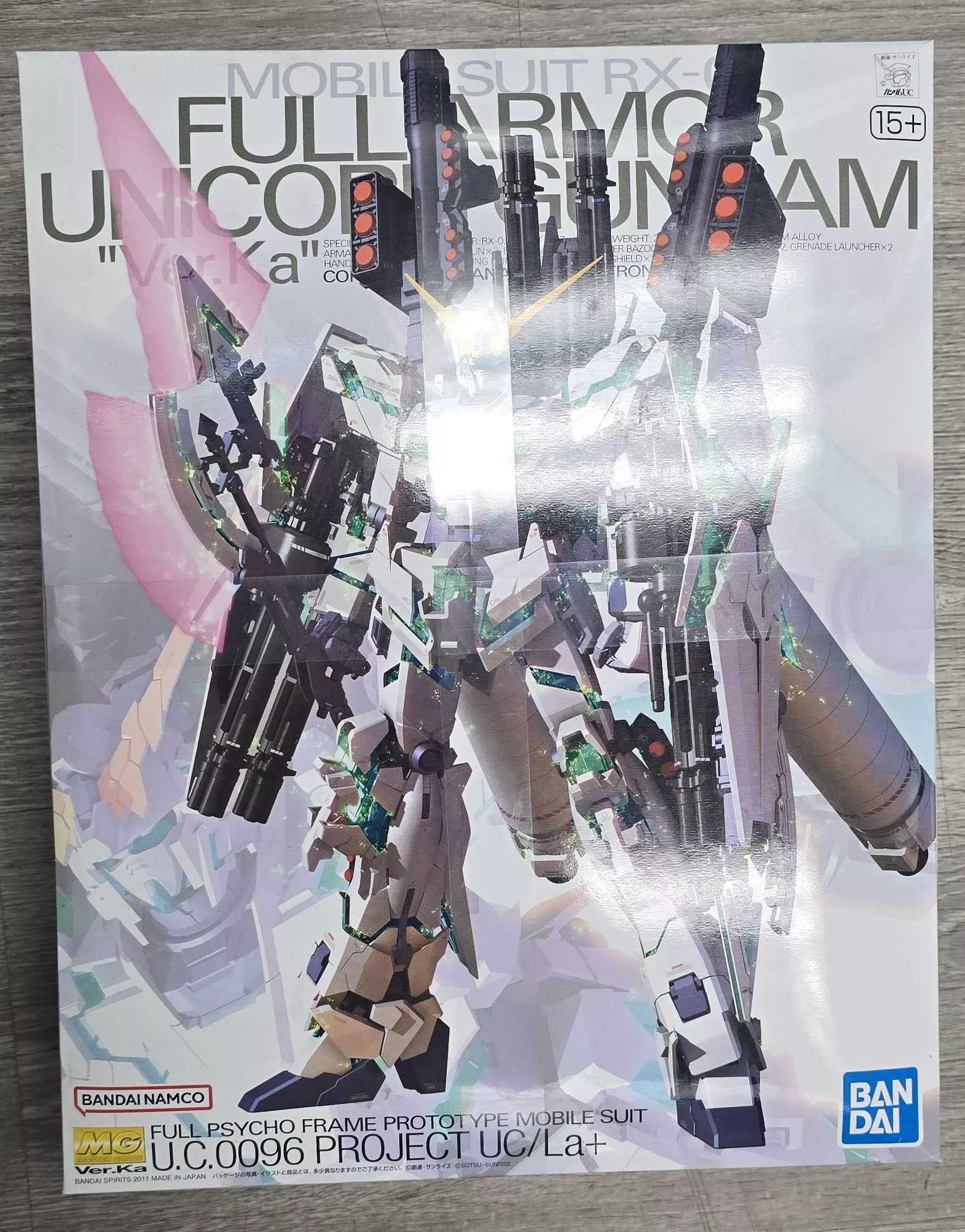 *Shelfwear* Gundam 1/100 MG RX-0 Full Armor Unicorn Gundam Ver.Ka Model Kit