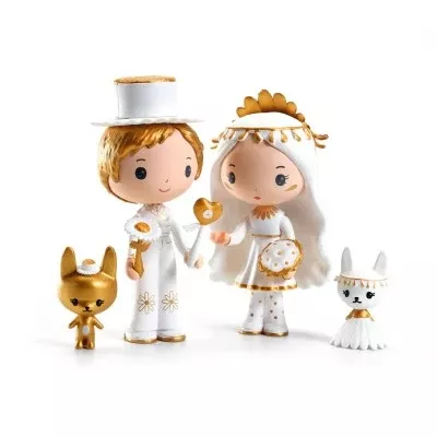 Tinyly Marguerite & Leopold Mini Doll Set
