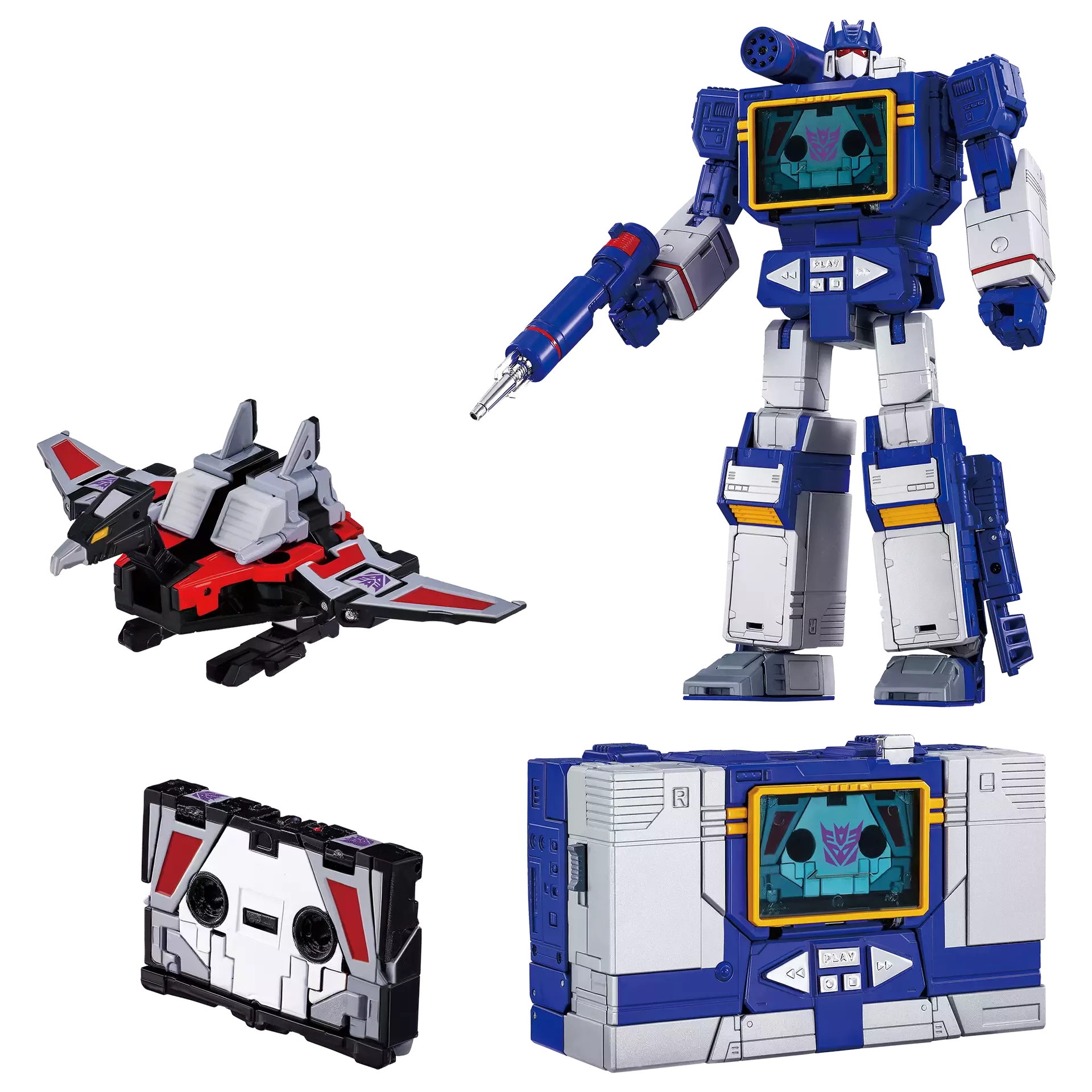 Transformers Masterpiece G MPG-19 Soundwave and Condor (Laserbeak) Action Figure