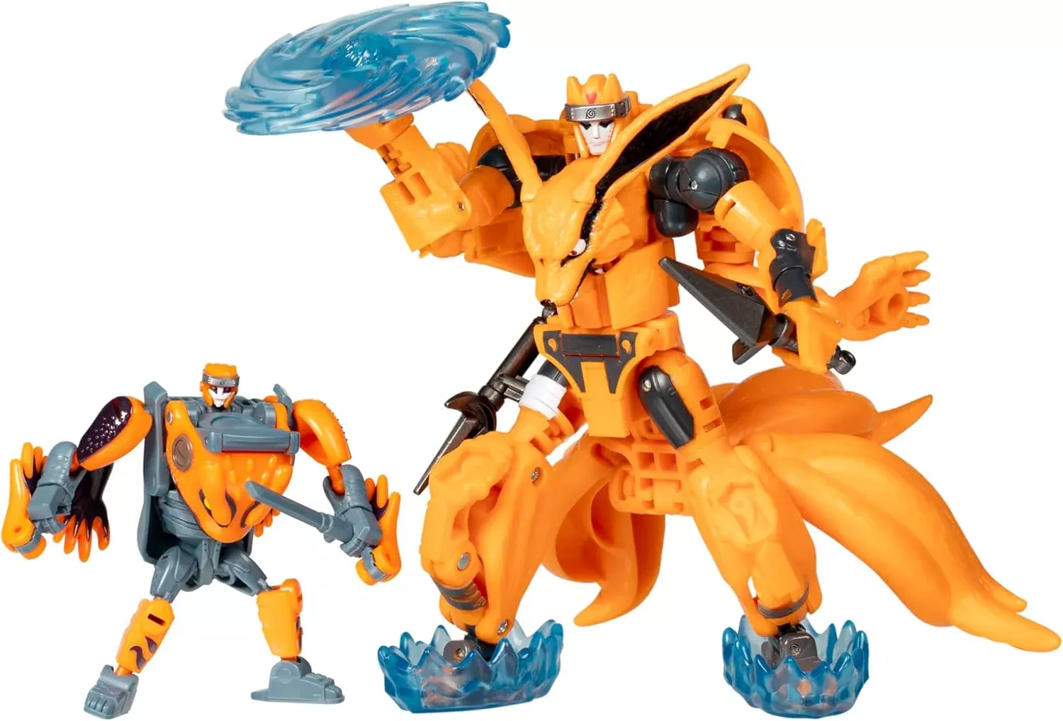 Transformers x Naruto: Shippuden Collaborative Kurama & Gamakichi Action Figure Set