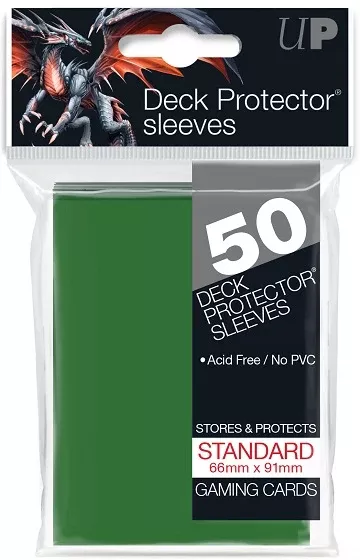 Ultra PRO - Gloss Sleeves: Green 50CT
