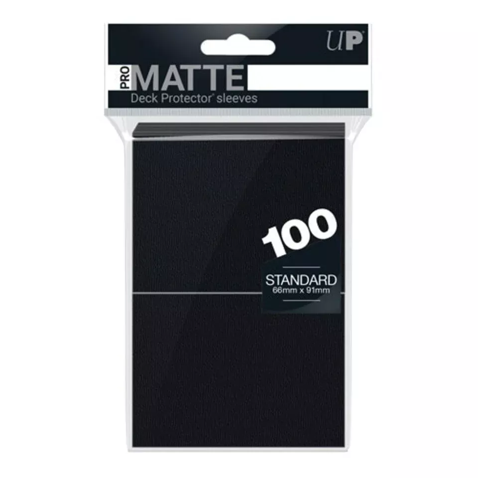 Ultra Pro Matte Black Standard Size 100ct