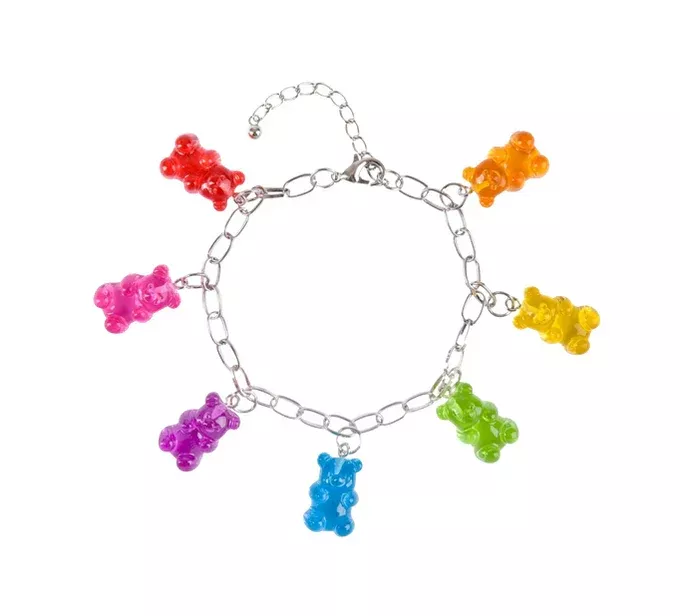 Yummy Gummy Bear Charm Bracelet