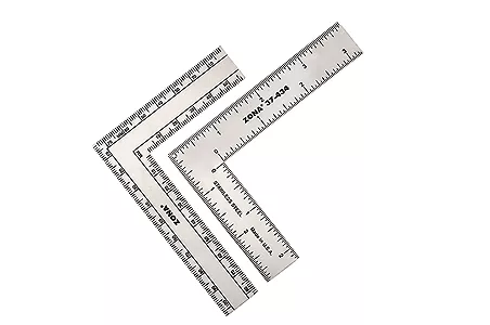 Zona 37-434 L-Square -- 3 x 4"7.6 x 10.2cm ALL Scale