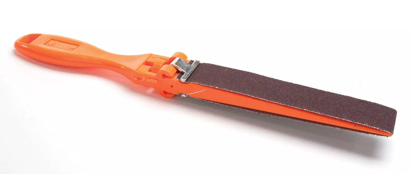 Zona 37-752 Sanding Stick -- With 1" 2.54cm Wide Cloth 120 Grit Abrasive Strip ALL Scale