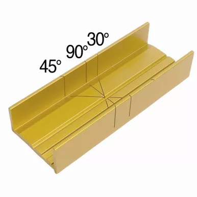Zona Tool 37-240 Thin Slot Miter Box 6-1/2in. Aluminum